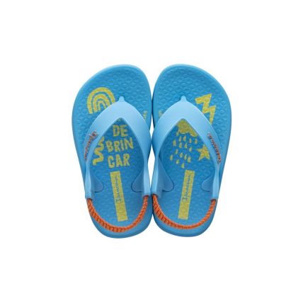 Chinelo Baby Ipanema Anatomica Soft - 26121 - Azul/laranja/amarelo - Atacado