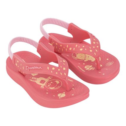 Chinelo Baby Ipanema Anatomica - 26121 - Rosa/rosa/amarelo - Atacado