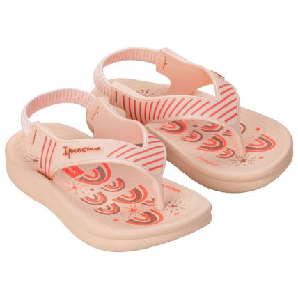 Chinelo Baby Ipanema Anatomica Soft - 26121 - Bege/bege/rosa - Atacado