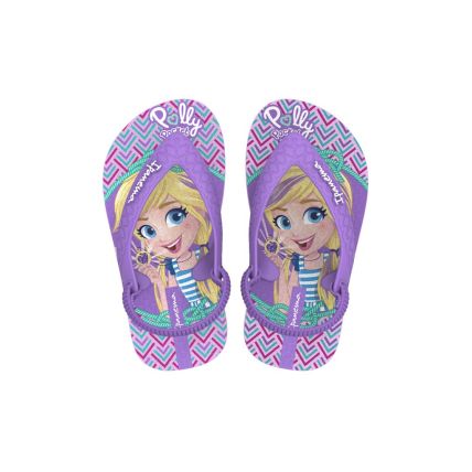 Chinelo Baby Ipanema Polly E Max Steel - 26349+ - Rosa/lilas - Atacado