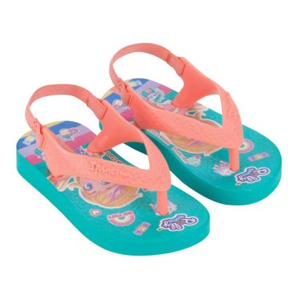Chinelo Baby Ipanema Polly E Max Steel - 26349 - Azul/Rosa - Atacado