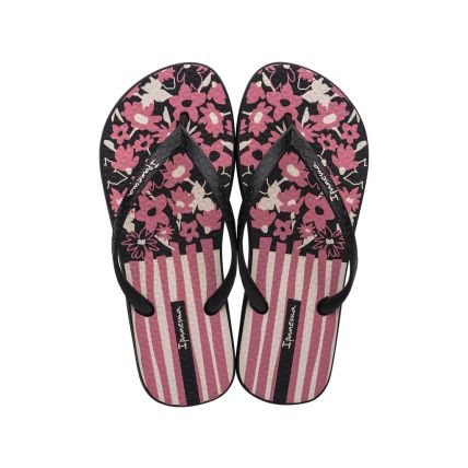 Chinelo Feminino Ipanema Only - 26463 - Preto/preto/rosa - Atacado