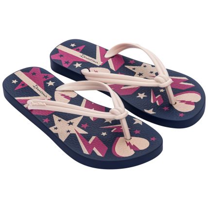 Chinelo Feminino Ipanema Elo Print - 26468 - Azul/bege/rosa - Atacado