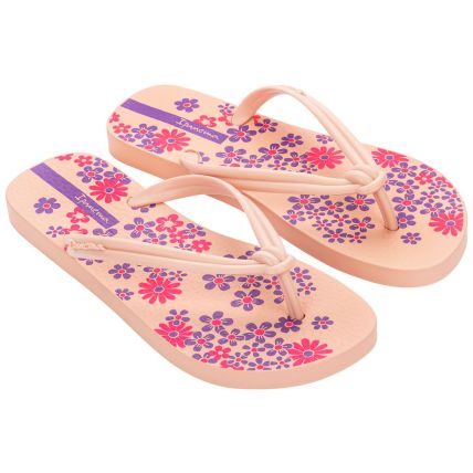 Chinelo Feminino Ipanema Elo Print - 26468 - Bege/lilas/rosa - Atacado