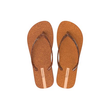 Chinelo Feminino Ipanema Glitter - 26481 - Laranja/bronze - Atacado