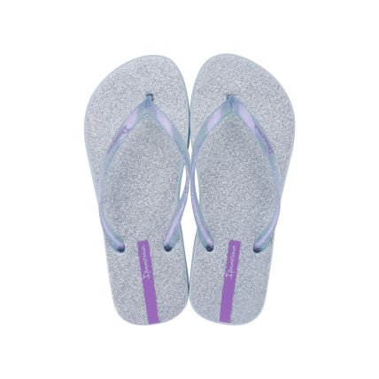 Chinelo Feminino Ipanema Glitter - 26481 - Azul/azul Perolado - Atacado