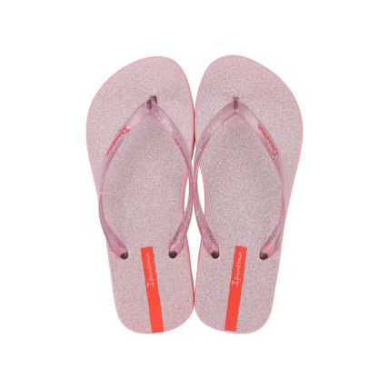 Chinelo Feminino Ipanema Glitter - 26481 - Rosa/rosa Perolado - Atacado