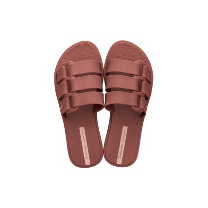 Chinelo Slide Feminino Ipanema Bold - 26519 - Rosa/rosa Metalizado - Atacado
