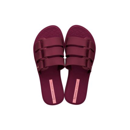 Chinelo Slide Feminino Ipanema Bold - 26519+ - Vermelho/vermelho Metalizado - Atacado