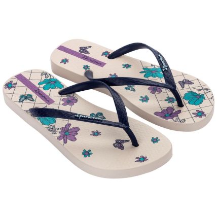 Chinelo Feminino Ipanema Oasis - 26571 - Bege/Azul/Lilás - Atacado