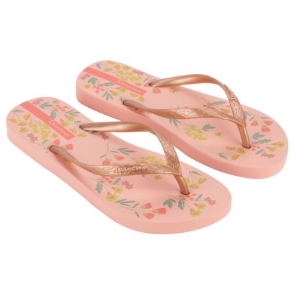 Chinelo Feminino Ipanema Oasis - 26571 - Rosa/verde/laranja - Atacado