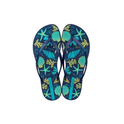 Chinelo Feminino Ipanema Wave Elegance - 26594 - Azul/azul/amarelo - Atacado