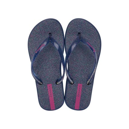 Chinelo Infantil Ipanema Glitter - 26622 - Azul/azul Perolado/rosa - Atacado