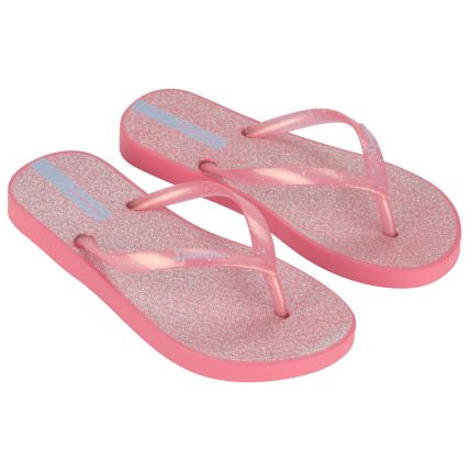 Chinelo Infantil Ipanema Glitter - 26622 - Rosa/ Rosa Perolado/azul - Atacado