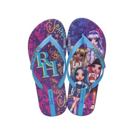 Chinelo Infantil Ipanema Rainbow High - 26630 - Roxo/azul - Atacado