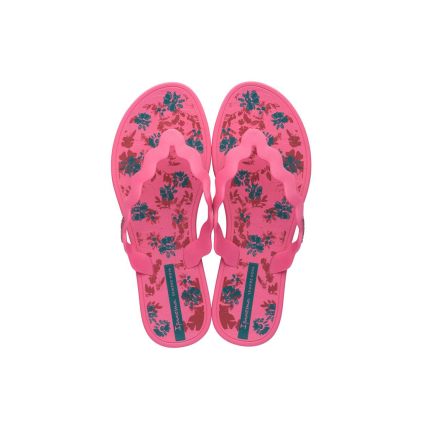 Chinelo Feminino Ipanema Zig Print - 26653 - Rosa/rosa/verde - Atacado
