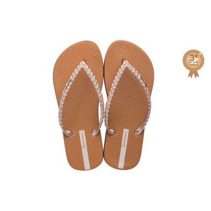 Chinelo Feminino Ipanema Exuberance - 26685 - Marrom/bronze Metalizado - Atacado