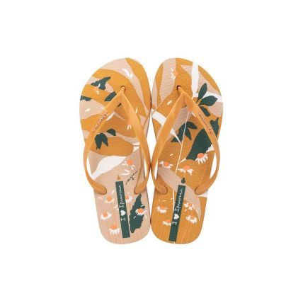 Chinelo Feminino Ipanema Arte Conecta - 26688 - Bege/amarelo/verde - Atacado