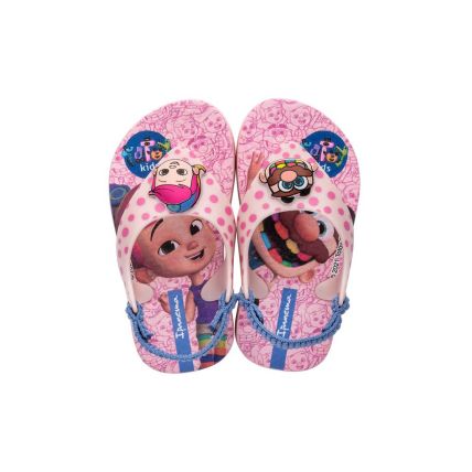 Chinelo Baby Ipanema Totoy Kids - 26701 - Rosa/rosa/azul - Atacado