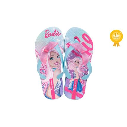 Chinelo Infantil Ipanema Barbie Encantada - 26713 - Azul/azul Claro - Atacado