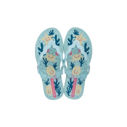 Chinelo Infantil Ipanema Zig Print - 26716 - Verde/amarelo/azul - Atacado