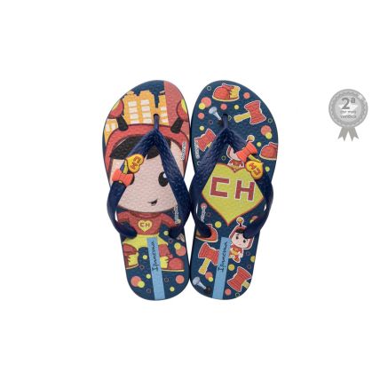Chinelo Infantil Ipanema Chaves E Chapolin - 26734 - Azul/vermelho/amarelo - Atacado