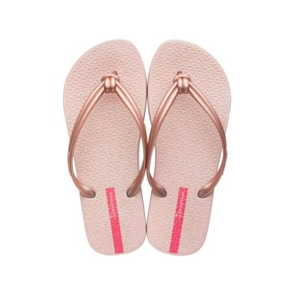 Chinelo Feminino Ipanema Elo Chic - 26743 - Rosa/rosa Metalizado - Atacado