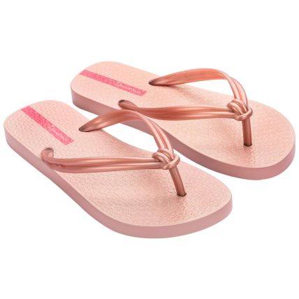 Chinelo Feminino Ipanema Elo Chic - 26743 - Rosa Glitter/rose - Atacado