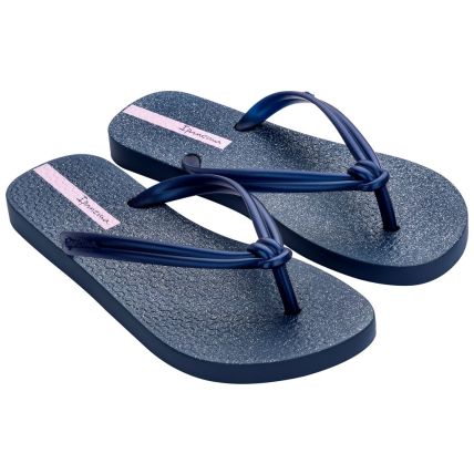 Chinelo Feminino Ipanema Elo Chic - 26743 - Azul Glitter/perolado - Atacado
