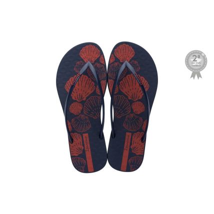 Chinelo Feminino Ipanema Easy Print - 26759 - Azul/azul/vermelho - Atacado