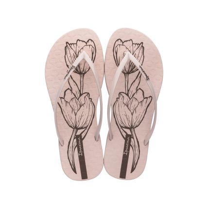 Chinelo Feminino Ipanema Easy Print - 26759 - Rosa/rosa/marrom - Atacado