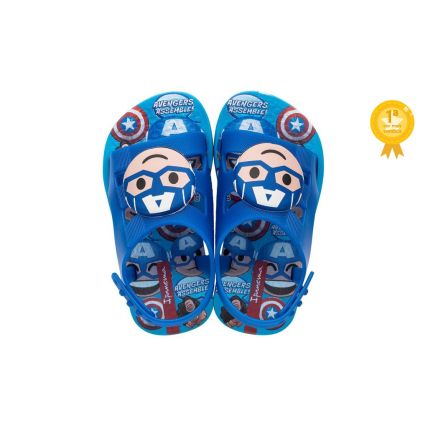 Sandália Baby Ipanema Hero Marvel - 26766 - Azul/azul - Atacado