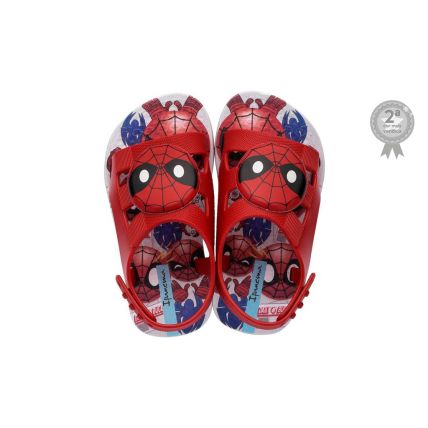 Sandália Baby Ipanema Hero Marvel - 26766 - Cinza/vermelho - Atacado