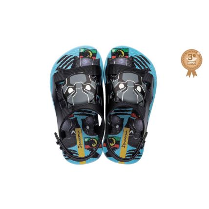 Sandália Baby Ipanema Hero Marvel - 26766 - Azul/preto - Atacado