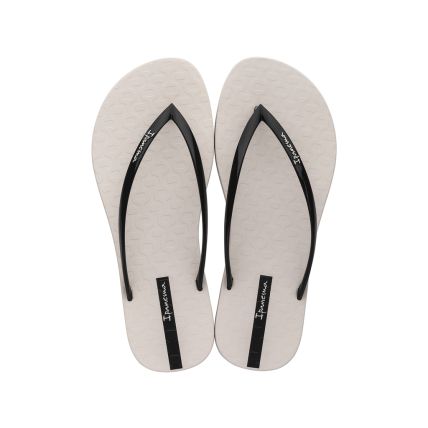 Chinelo Feminino Ipanema Easy - 26770 - Bege/preto - Atacado