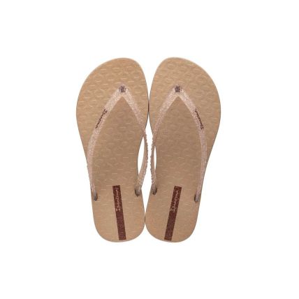 Chinelo Feminino Ipanema Glitz - 26783 - Bege/bege Glitter - Atacado