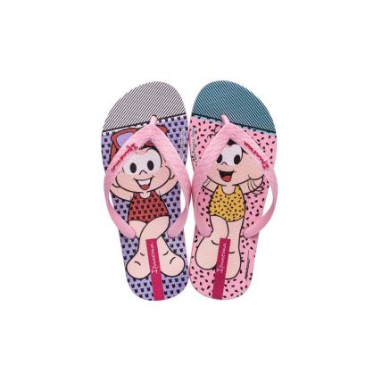 Chinelo Infantil Ipanema Turma Da Monica - 26790 - Rosa/rosa - Atacado