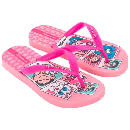 Chinelo Infantil Ipanema Turma Da Monica - 26790 - Rosa/rosa/branco - Atacado