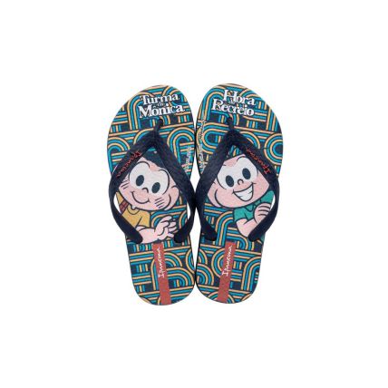 Chinelo Infantil Ipanema Turma Da Monica - 26790 - Azul/vermelho(ae507) - Atacado