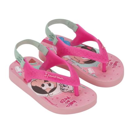 Chinelo Baby Ipanema Turma Da Monica - 26791 - Vermelho/vermelho (Bb033) - Atacado