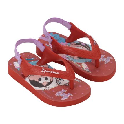 Chinelo Baby Ipanema Turma Da Monica - 26791 - Vermelho/vermelho (Bb033) - Atacado