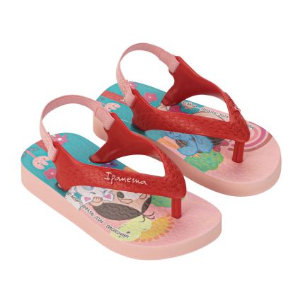 Chinelo Baby Ipanema Turma Da Monica - 26791 - Rosa/vermelho/azul - Atacado