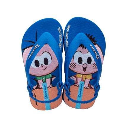 Chinelo Baby Ipanema Turma Da Monica - 26791 - Azul/azul/laranja - Atacado