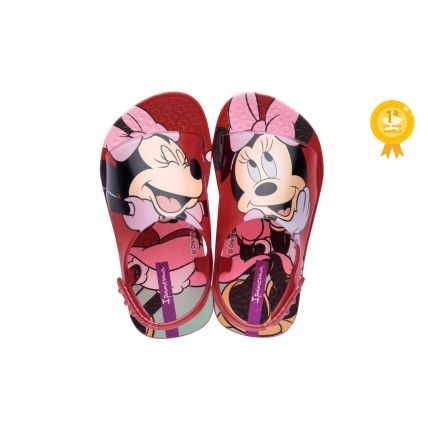 Sandalia Baby Ipanema Sweet Disney - 26796 - Vermelho/rosa - Atacado