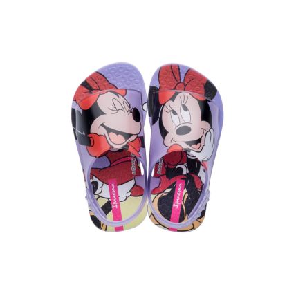Sandalia Baby Ipanema Sweet Disney - 26796 - Lilas/vermelho - Atacado