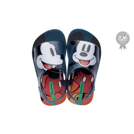 Sandalia Baby Ipanema Sweet Disney - 26796 - Azul/branco/laranja - Atacado