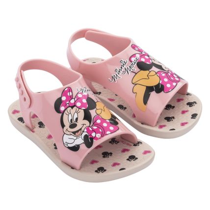 Sandália Baby Ipanema Sweet Disney - 26796 - Bege/rosa - Atacado