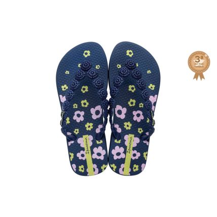 Chinelo Feminino Ipanema Belle - 26813 - Azul/azul/amarelo - Atacado
