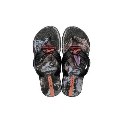 Chinelo Infantil Ipanema Jurassic World Adventure - 26815 - Preto/vermelho - Atacado