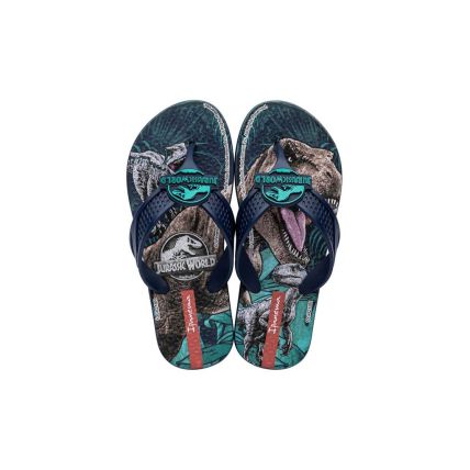 Chinelo Infantil Ipanema Jurassic World Adventure - 26815 - Azul/azul - Atacado